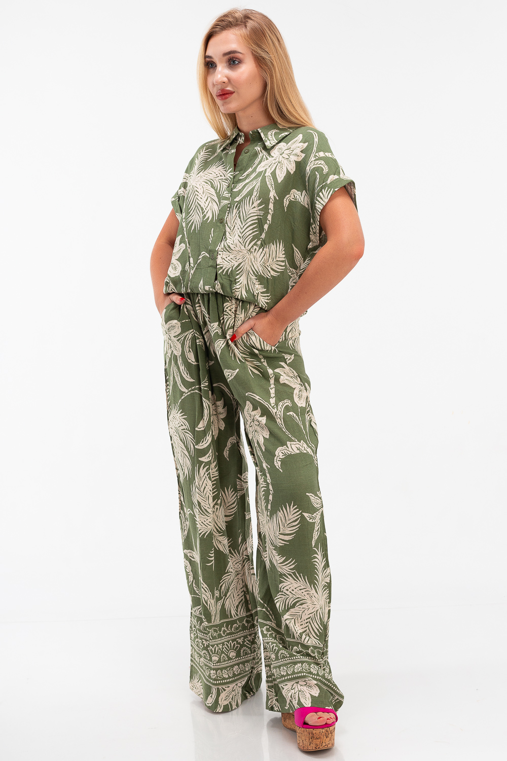 2220000453110 Parachute Linen Casual Sets - Image 1