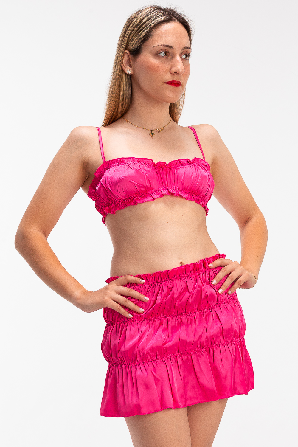 2220000469395 Flared Chrome Casual Set - Image 1