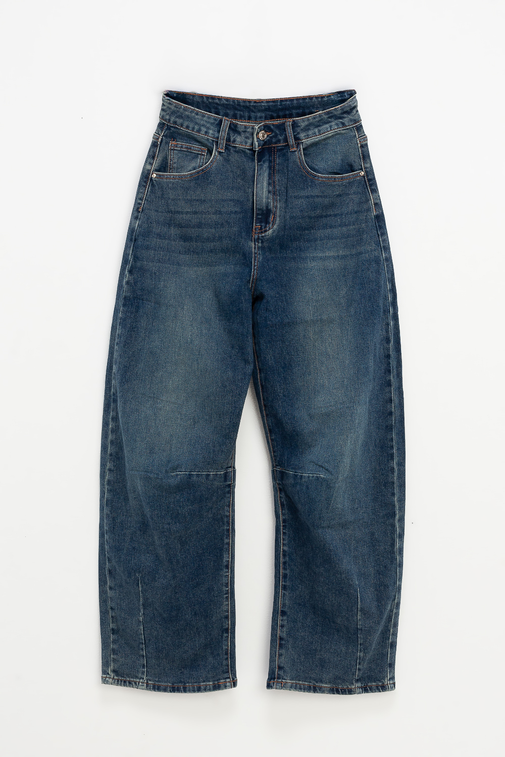 2220000499316 Relaxed-Fit Denim Pants - Image 1