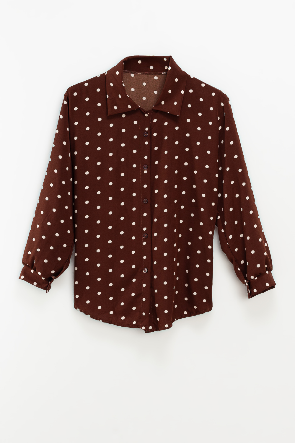 2220000501606 Relaxed-Fit Polka-Dot Shirt - Image 1