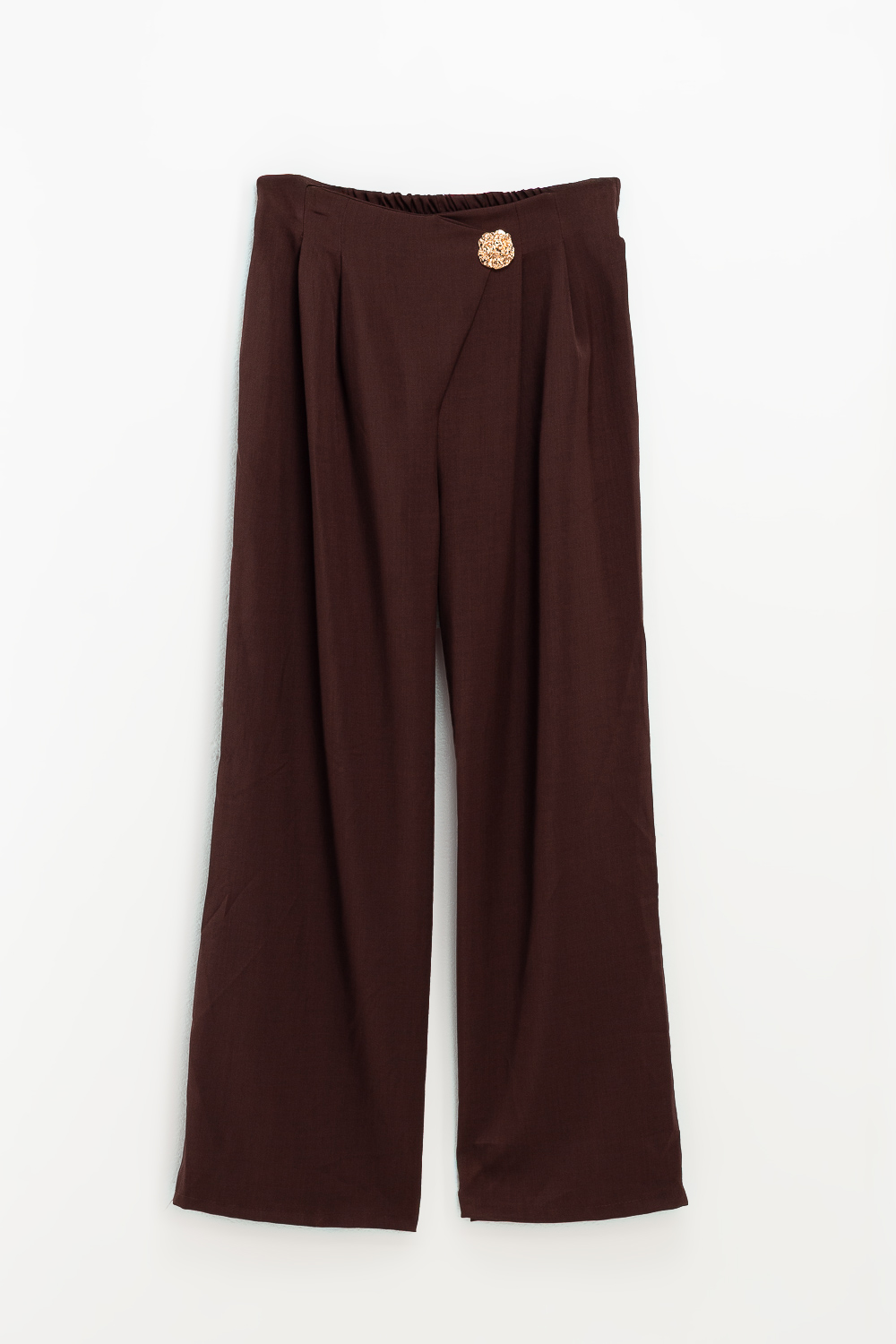 2220000501996 Relaxed-Fit Monochromatic Pants - Image 1