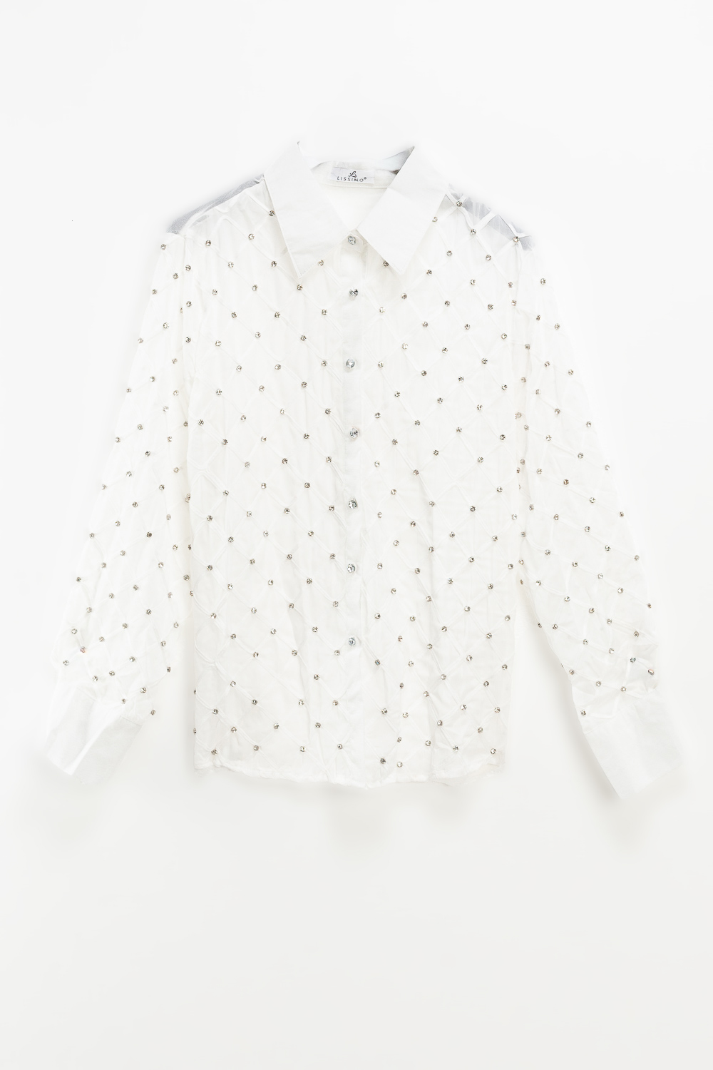 2220000502597 Relaxed-Fit Sheer Shirt - Image 1