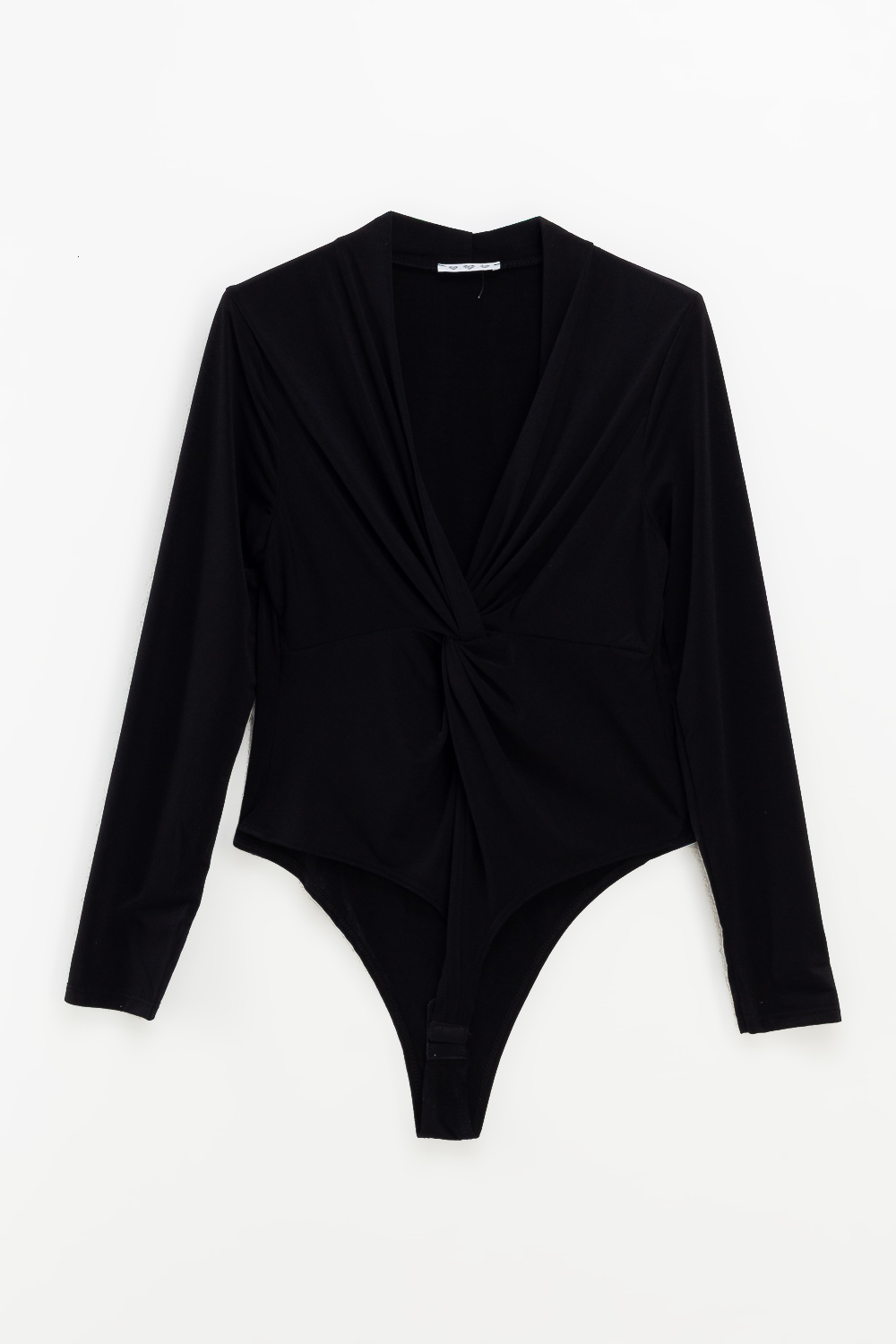 2220000502634 Draped Monochromatic Bodysuit - Image 1