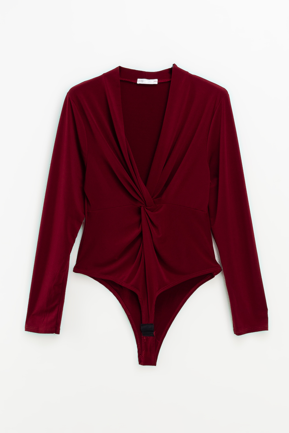 2220000502641 Draped Monochromatic Bodysuit - Image 1