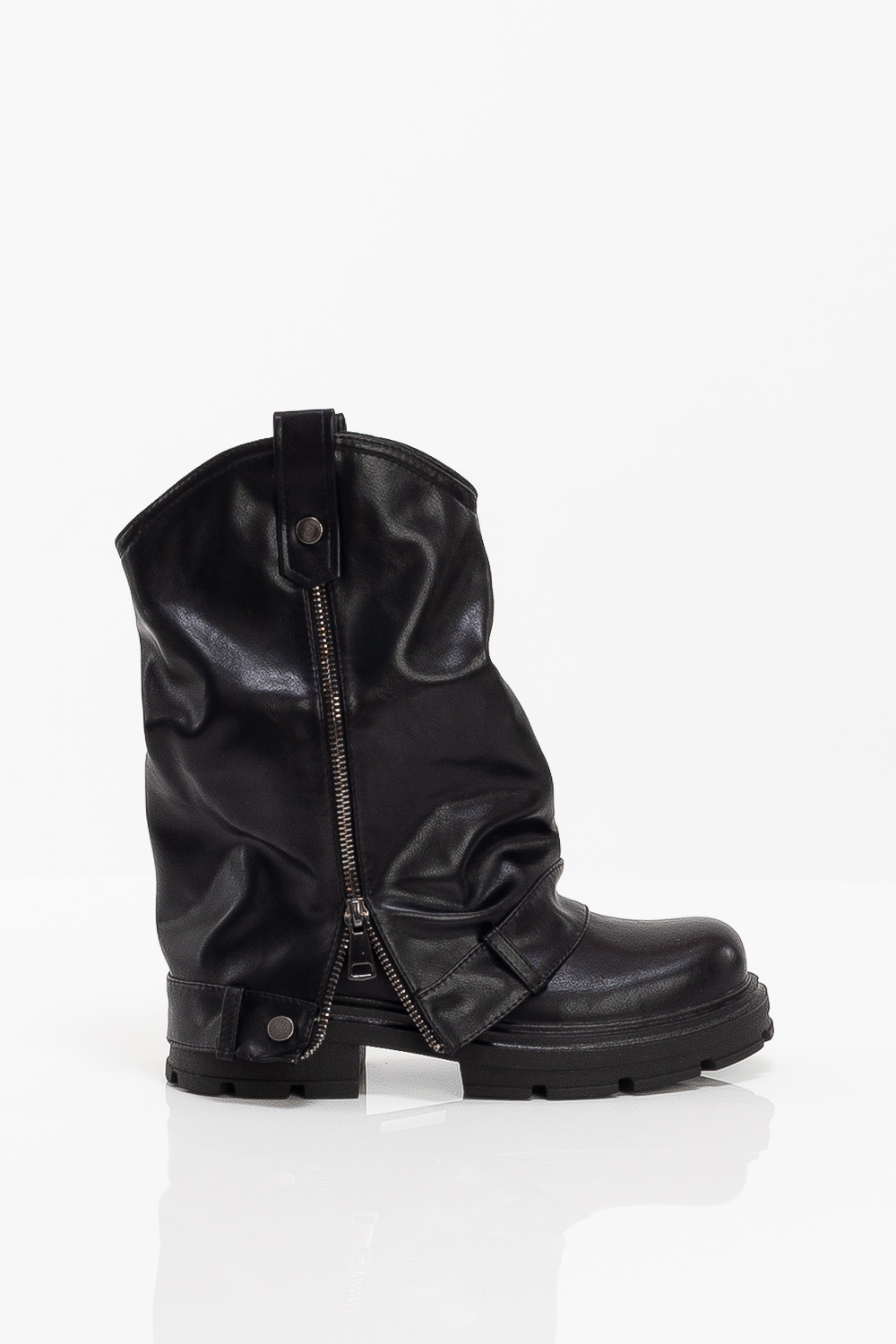 2220000502900 Leatherette Boots - Image 1
