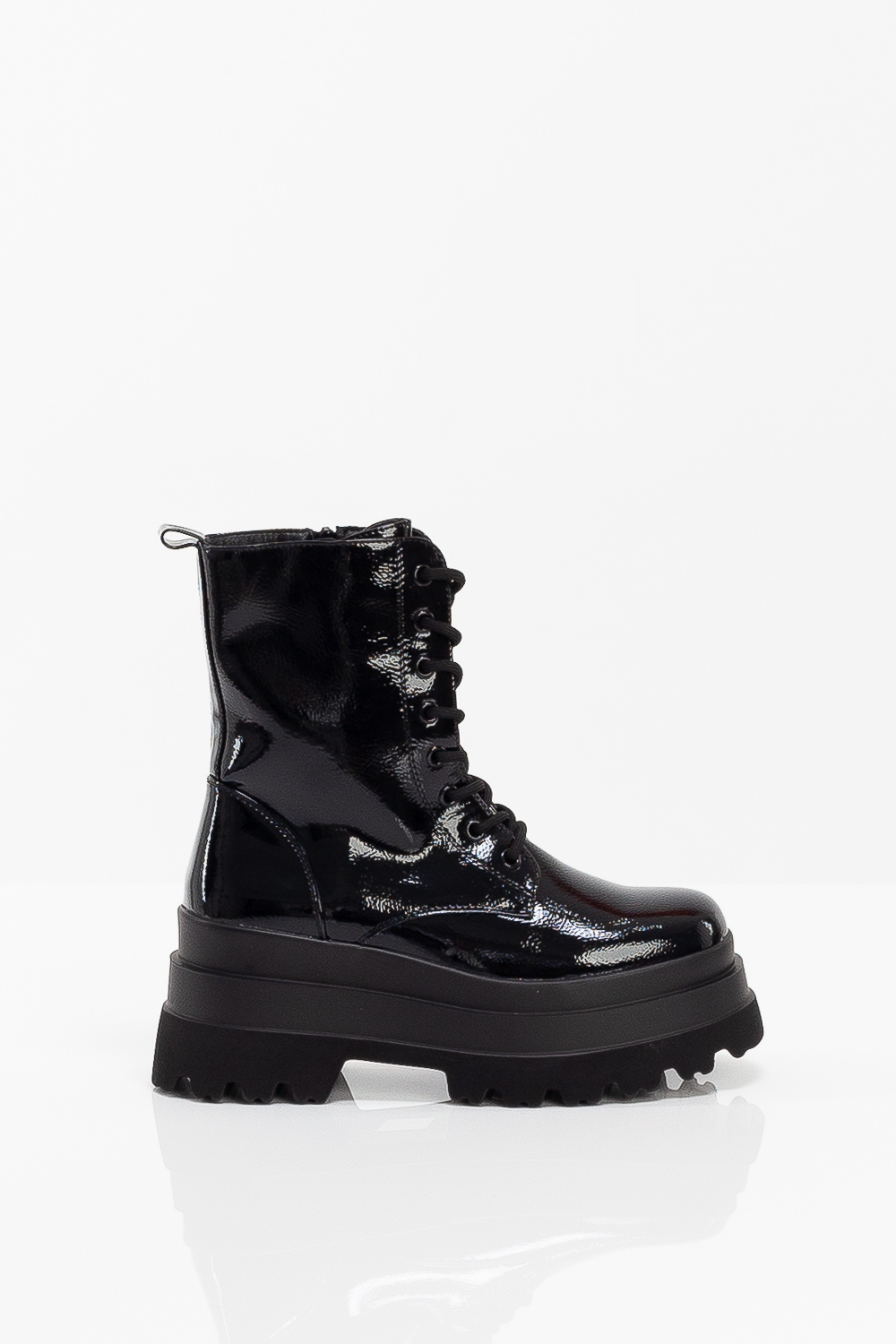 2220000503259 Patent Leather Boots - Image 1