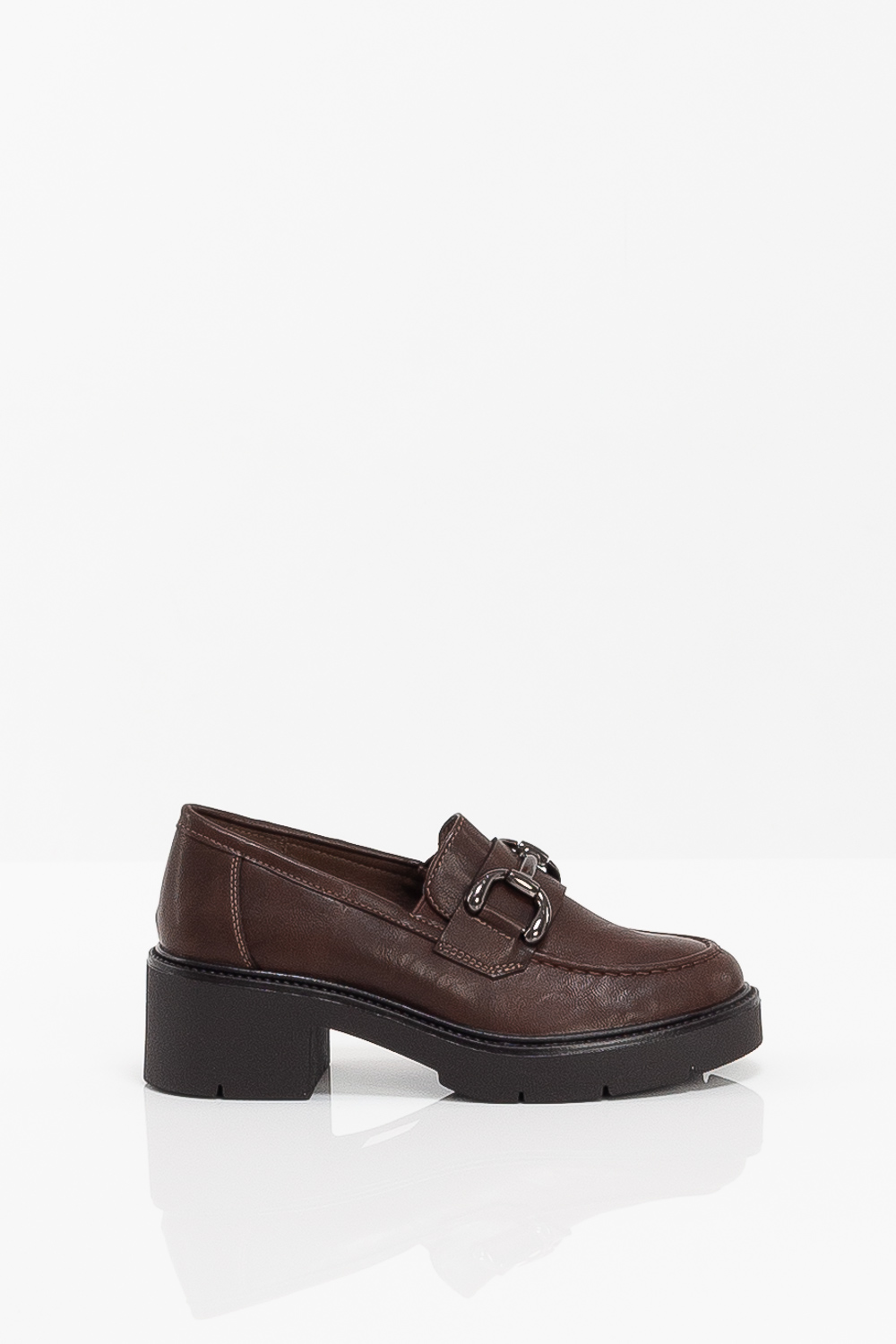2220000504171 Leatherette Loafers - Image 1