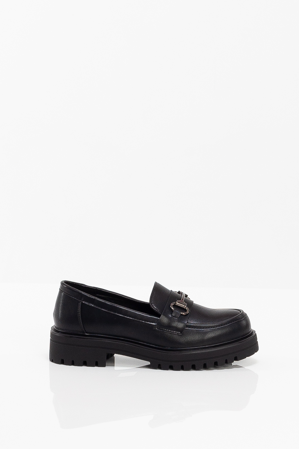 2220000504324 Leatherette Loafers - Image 1