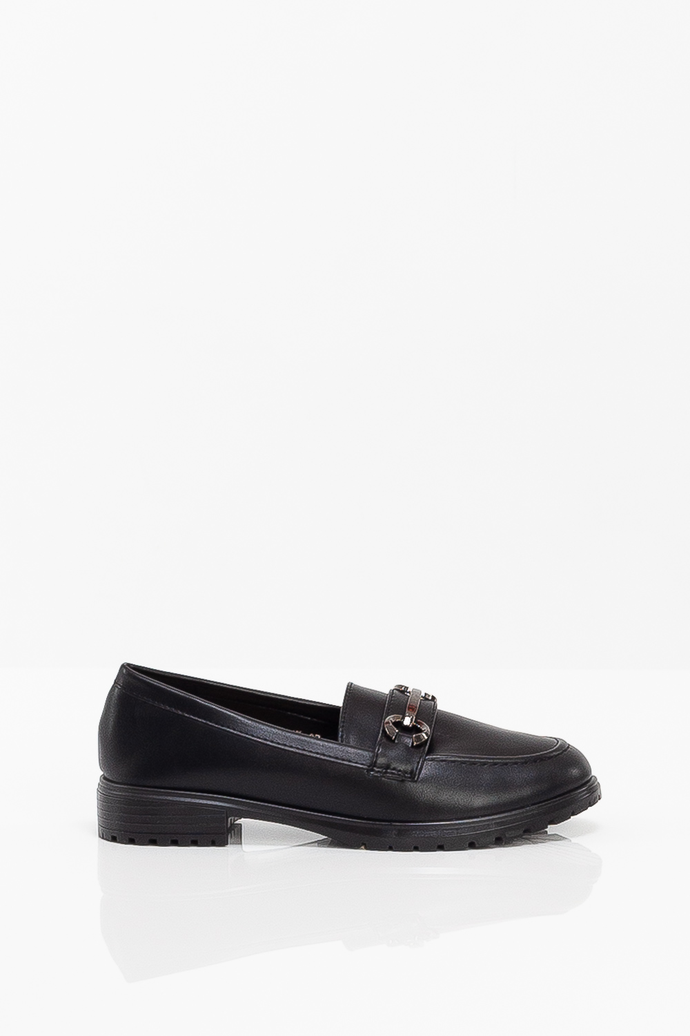 2220000504478 Leatherette Loafers - Image 1