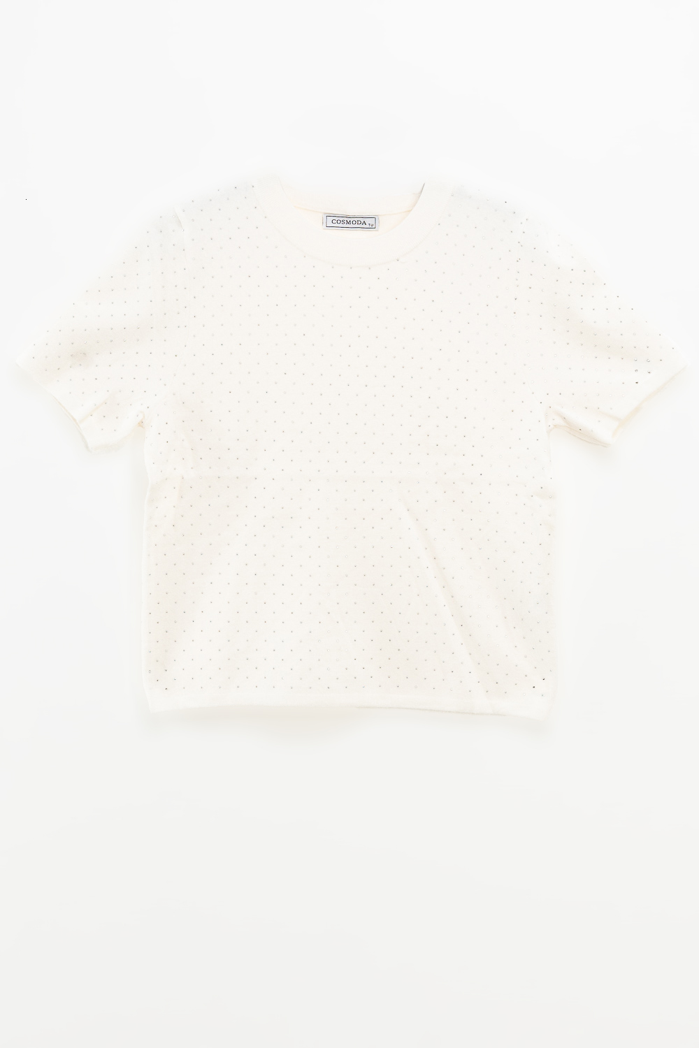 2220000508285 Short Sleeve Strass Knitwear - Image 1