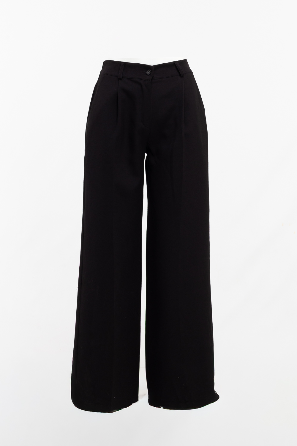 2220000513630 Pleated Monochromatic Pants - Image 1