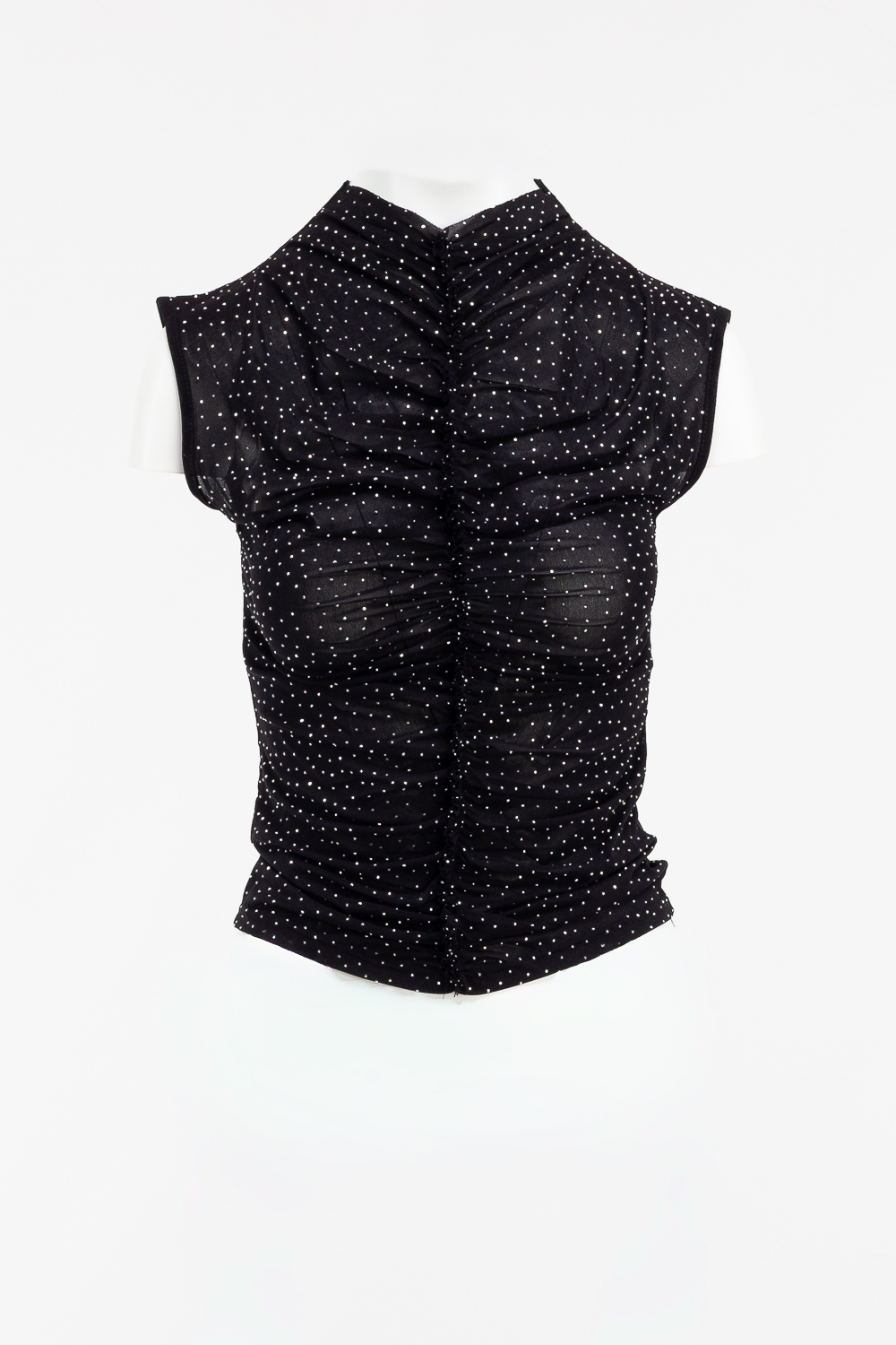 2220000519106 Draped Tulle Blouse - Image 1