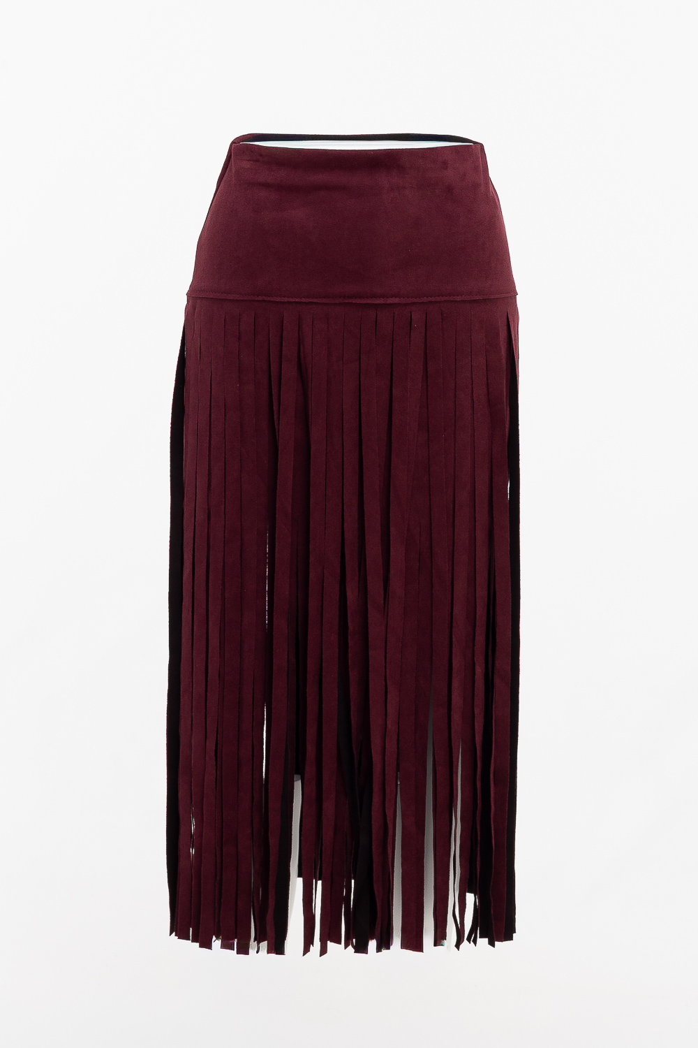 2220000530798 Midi Suede Evening Skirt - Image 1