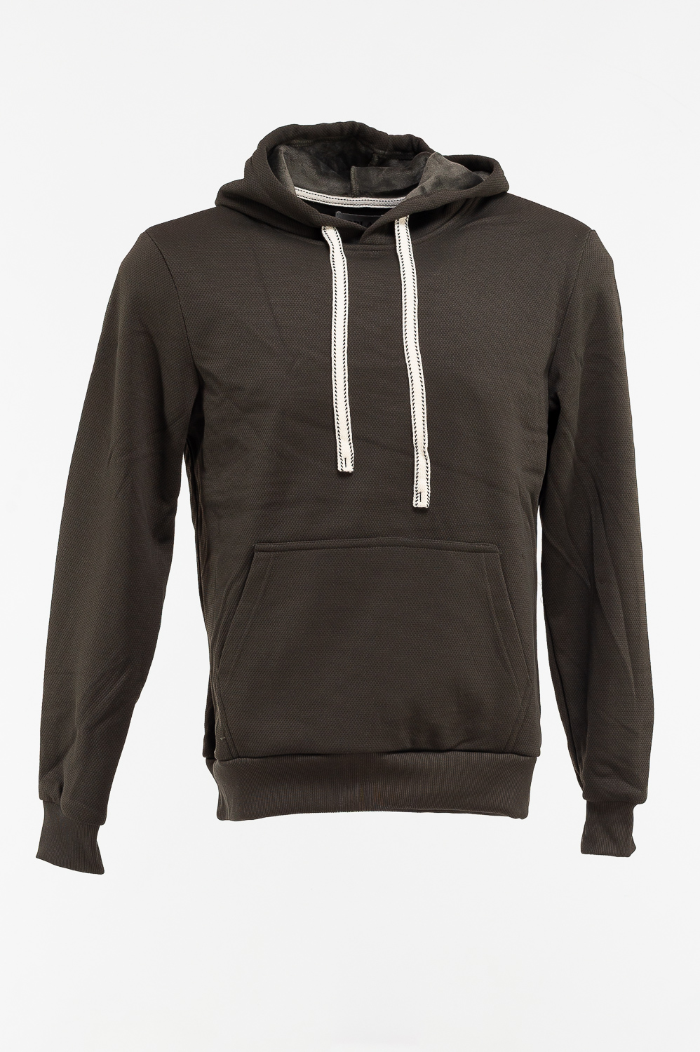 2220000511940 Relaxed-Fit Textured Hoody - Image 1