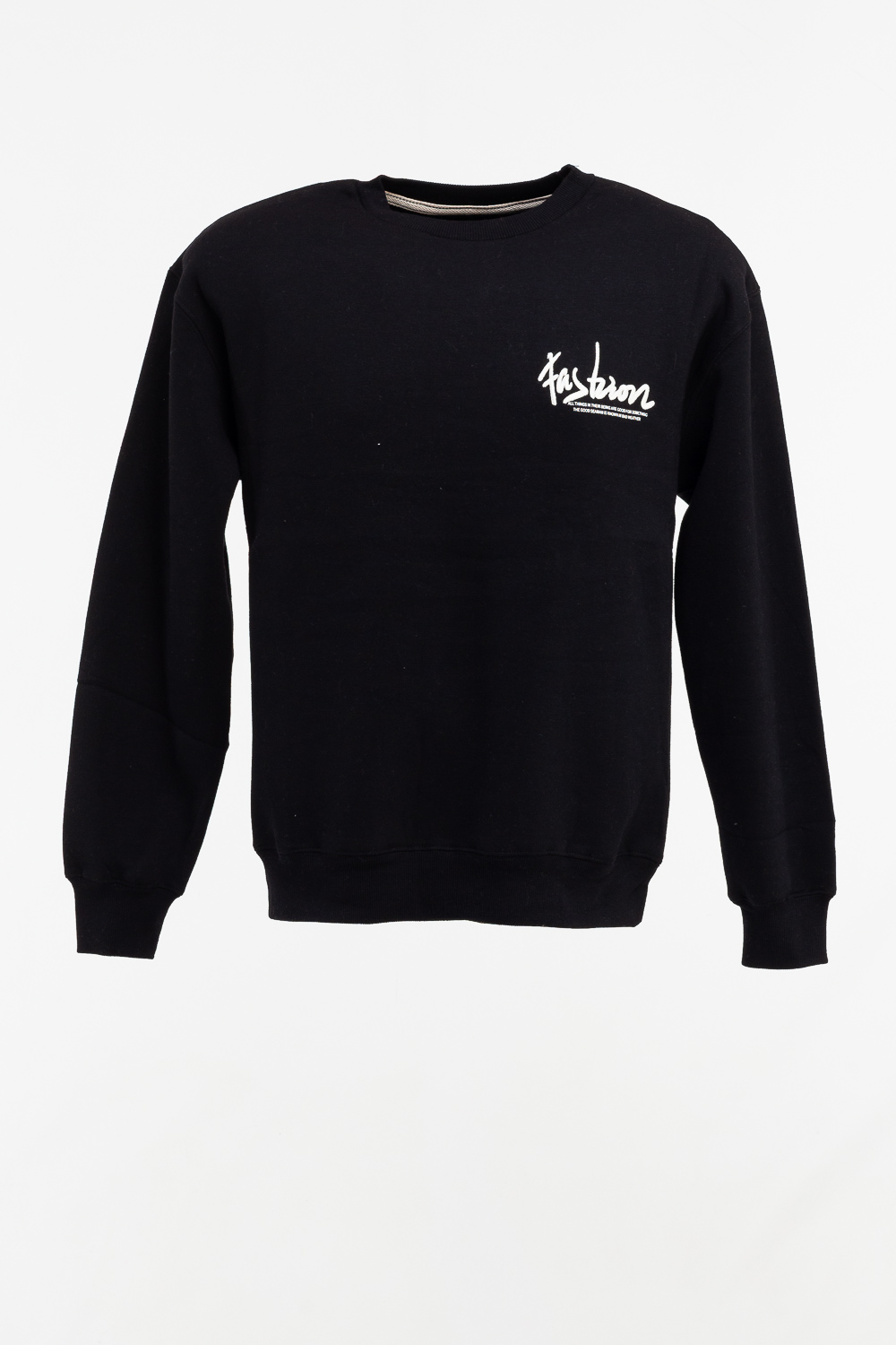 2220000523806 Relaxed-Fit Monochromatic Sweatshirt - Image 1