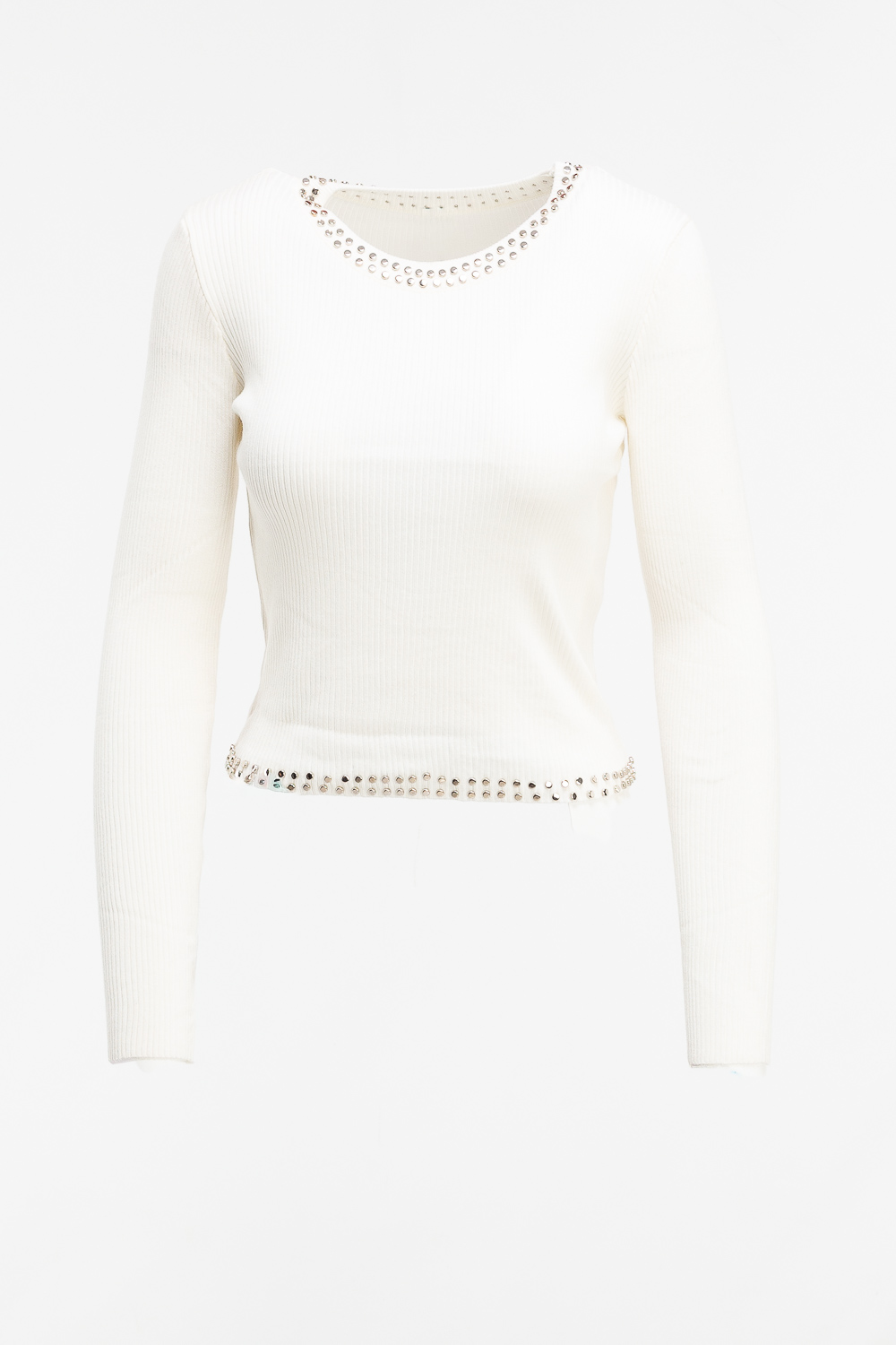 2220000531467 Slim-Fit Ripped Knitwear - Image 1