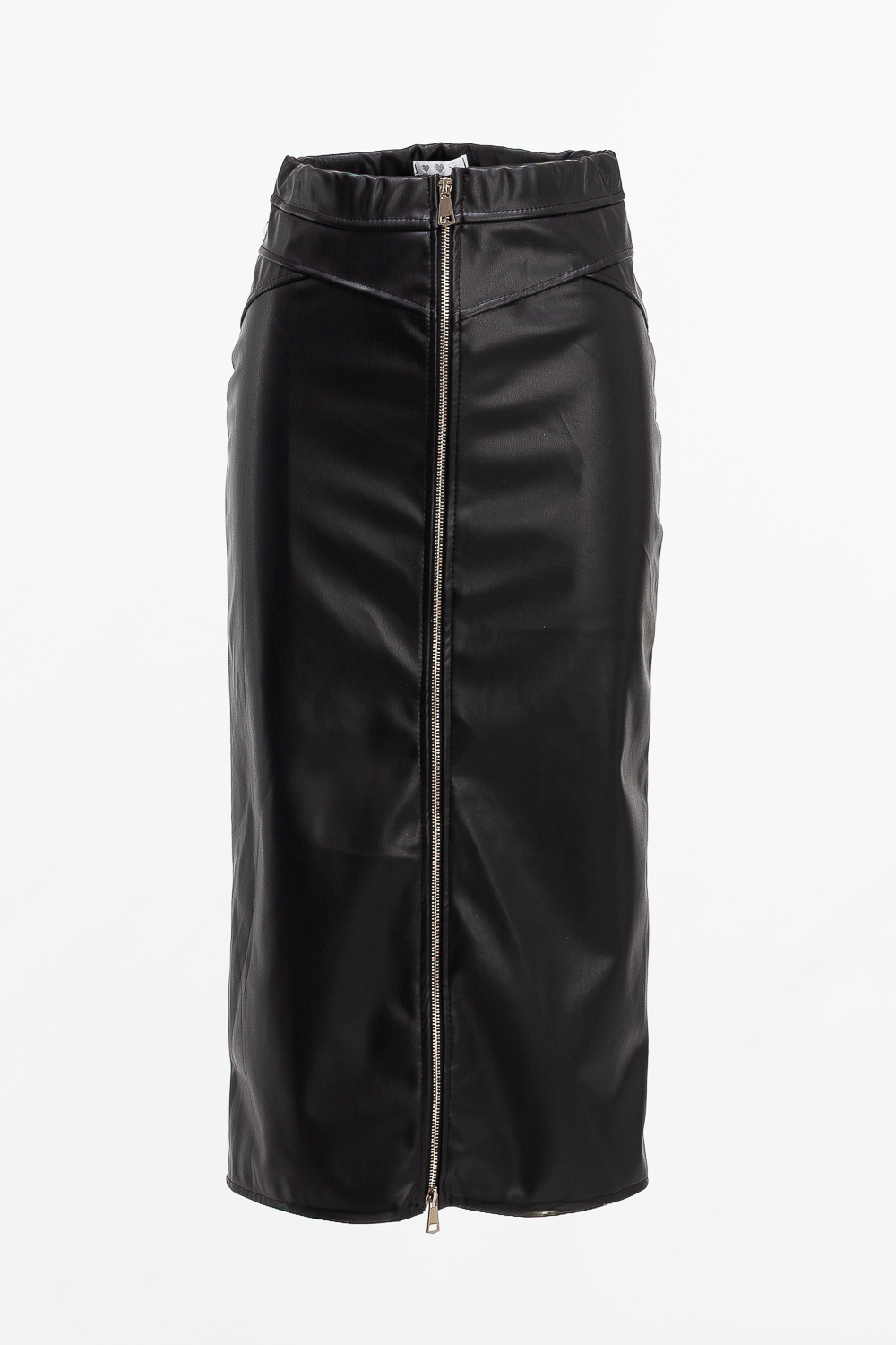 2220000538732 Pencil Leatherette Casual Skirt - Image 1