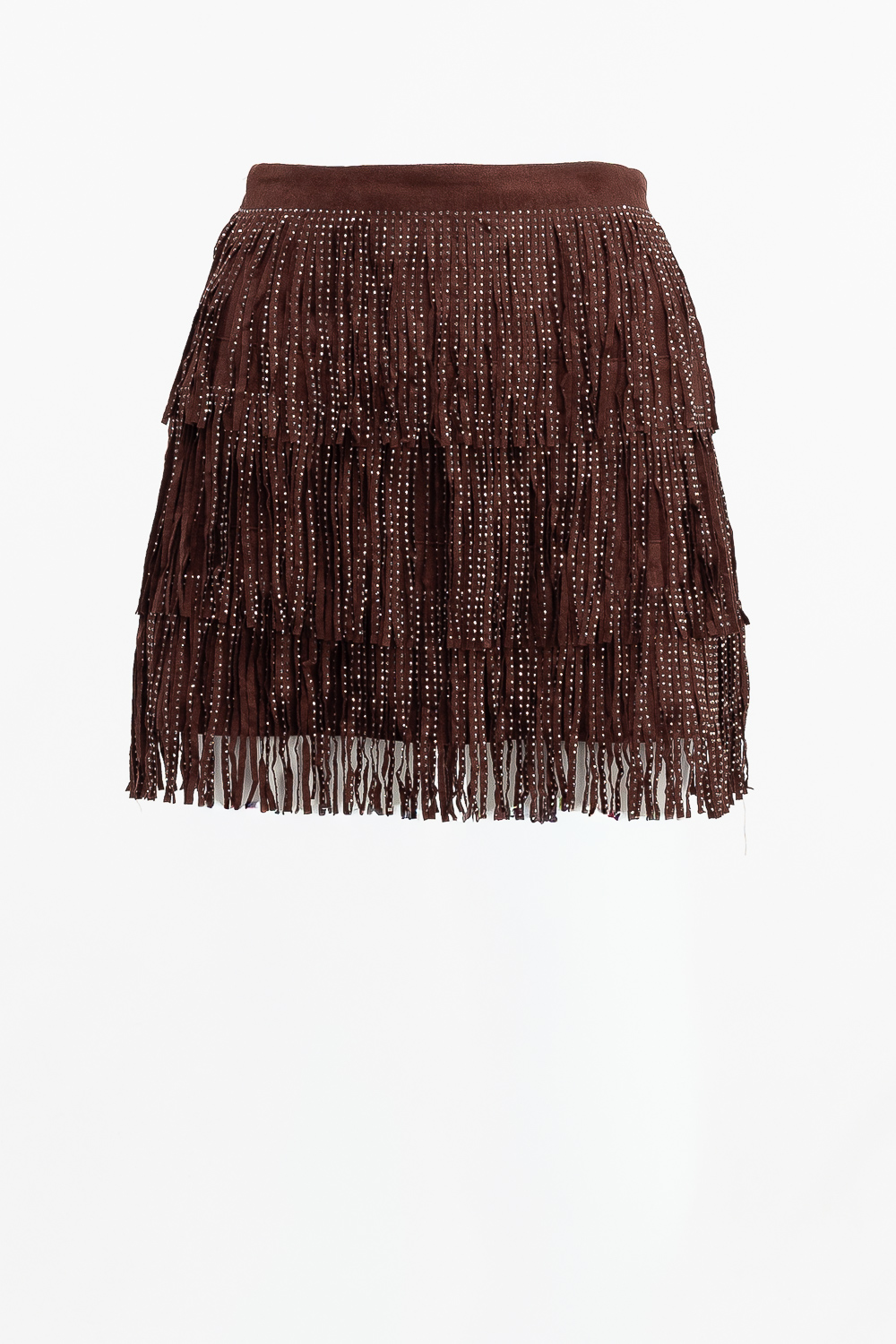 2220000538893 Mini Suede Casual Skirt - Image 1