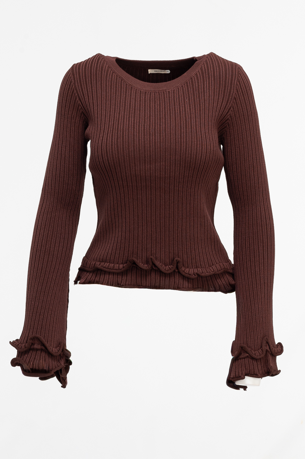2220000539364 Slim-Fit Ripped Knitwear - Image 1