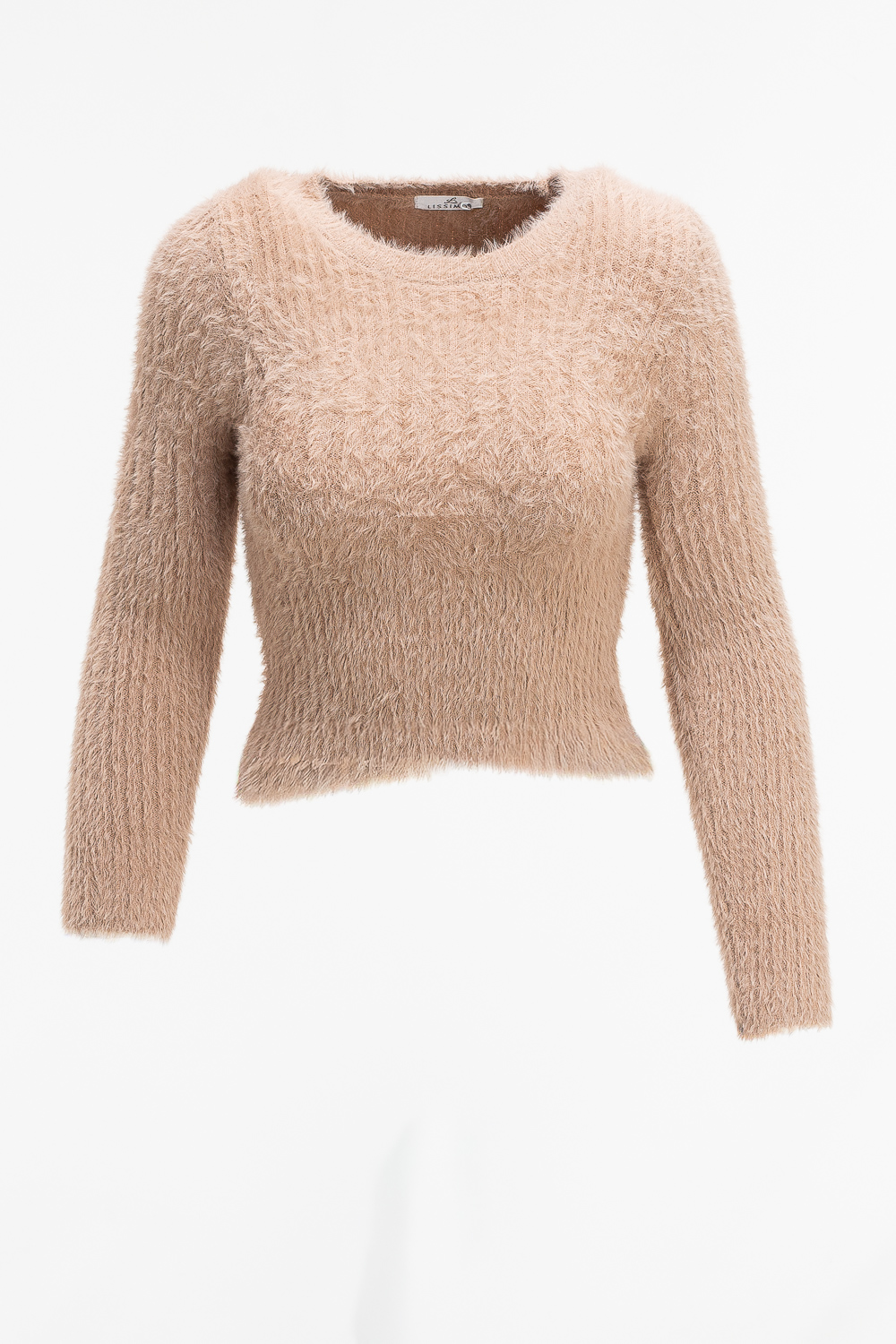 2220000539388 Cropped Monochromatic Knitwear - Image 1