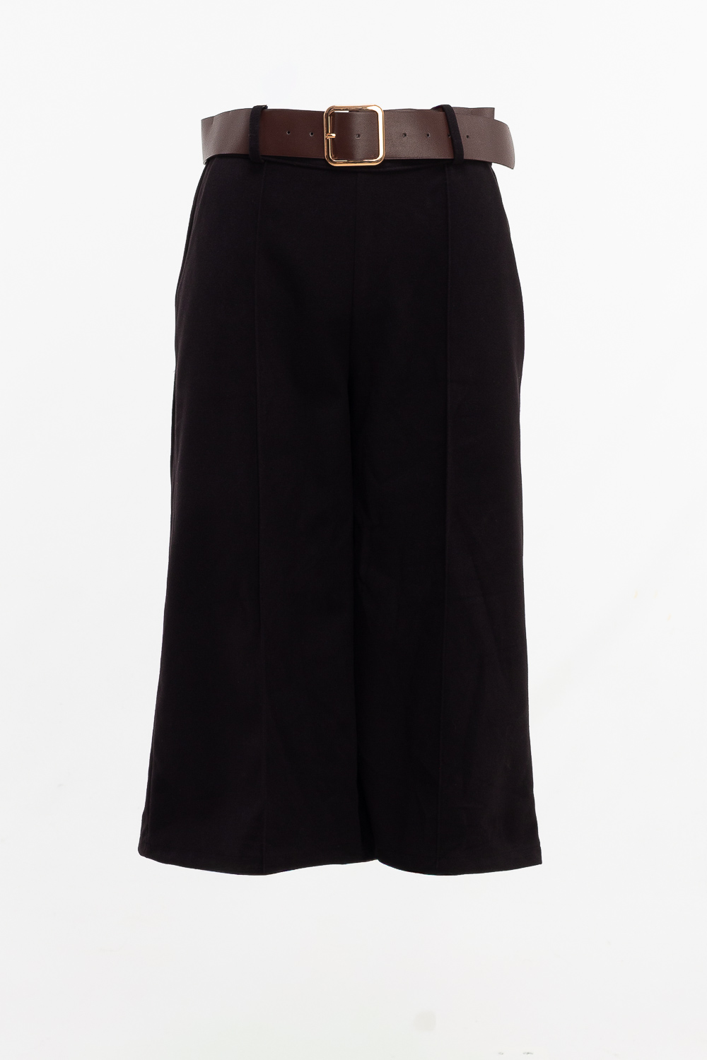 2220000546249 Wide-Leg Monochromatic Shorts - Image 1