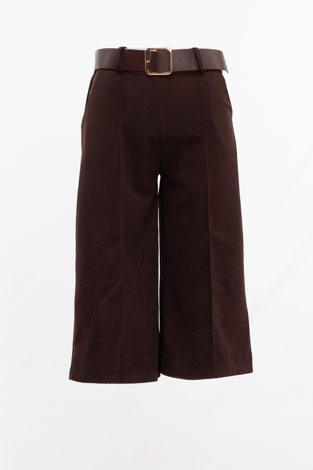 2220000546256 Wide-Leg Monochromatic Shorts - Image 1
