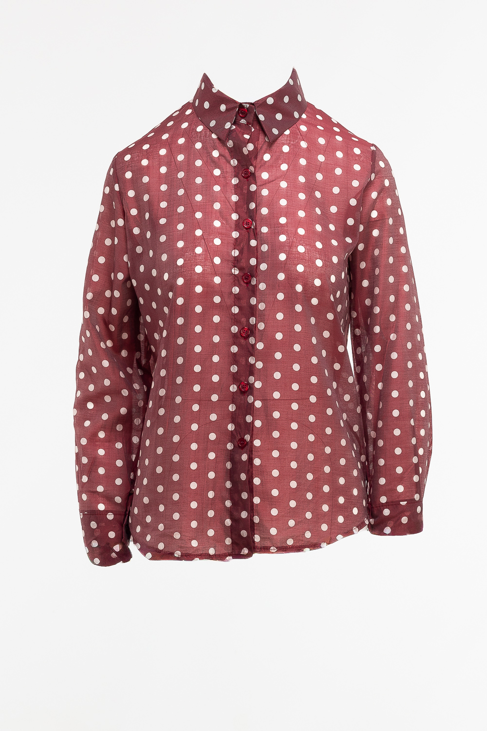 2220000546911 Relaxed-Fit Sheer Shirt - Image 1