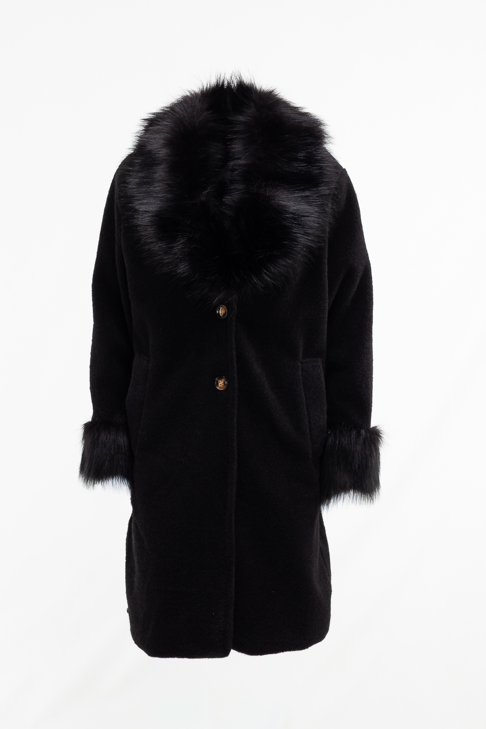 2220000552462 Relaxed-Fit Overcoat - Image 1