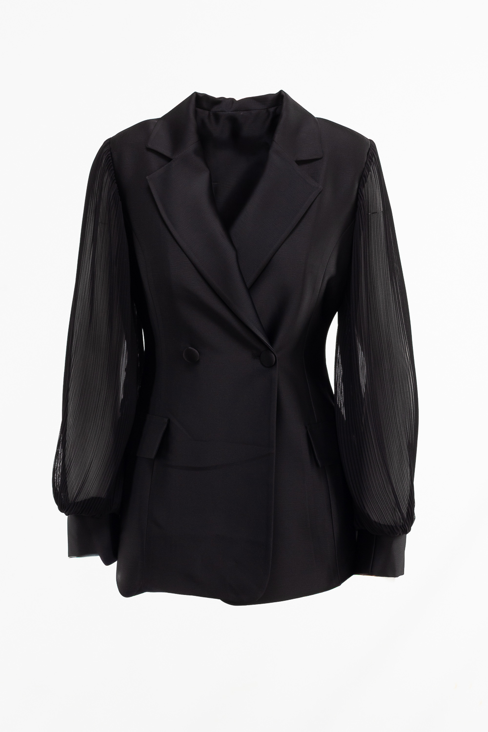 2220000558693 Puff sleeve Baroque Jacket - Image 1