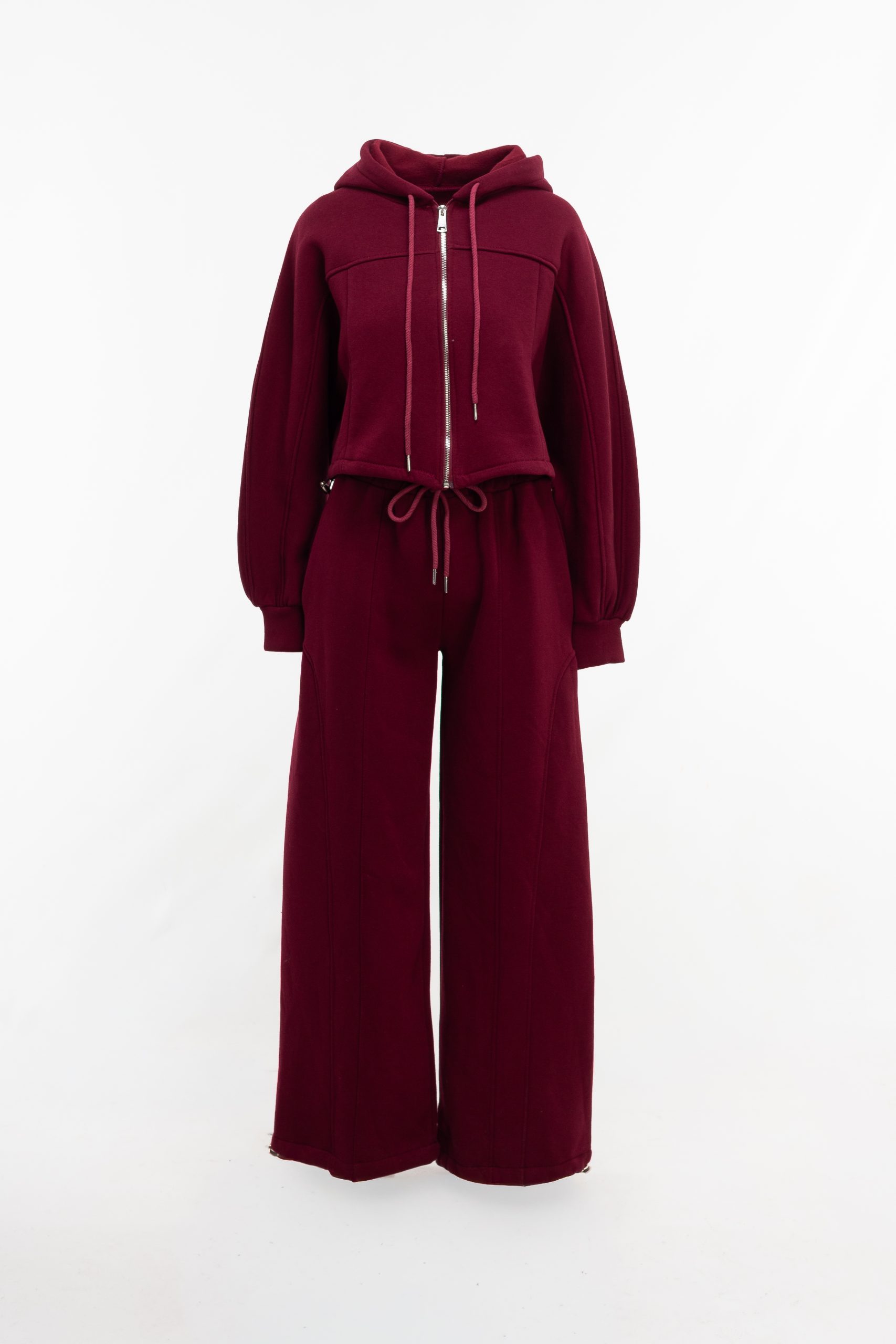 2220000567589 Cropped Tracksuit Set - Image 1