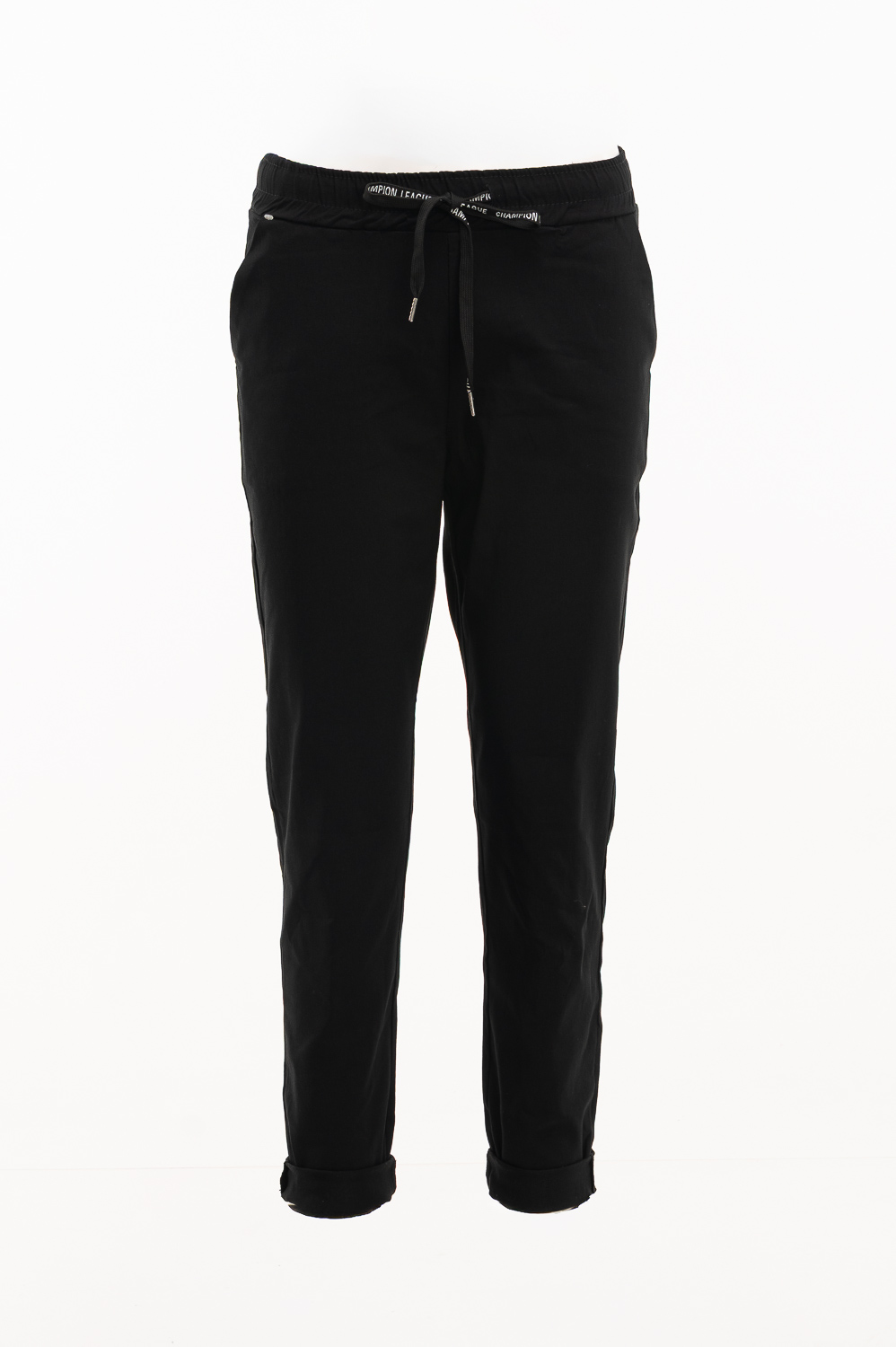 2220000466714 Regular-Fit Monochromatic Pants - Image 1