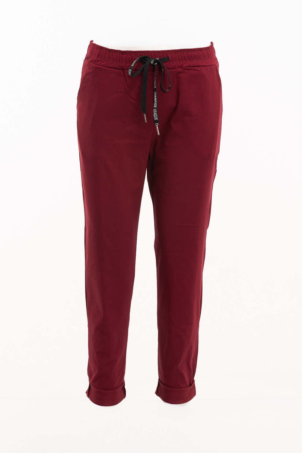 2220000466721 Regular-Fit Monochromatic Pants - Image 1