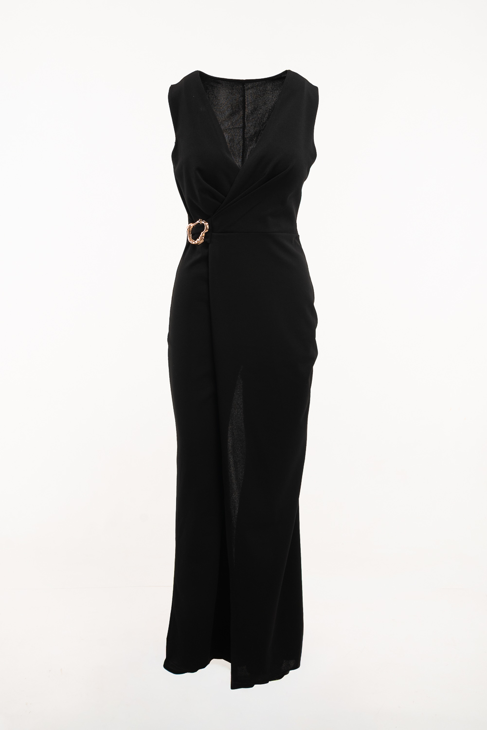 2220000570008 Wide-Leg Monochromatic Jumpsuit - Image 1
