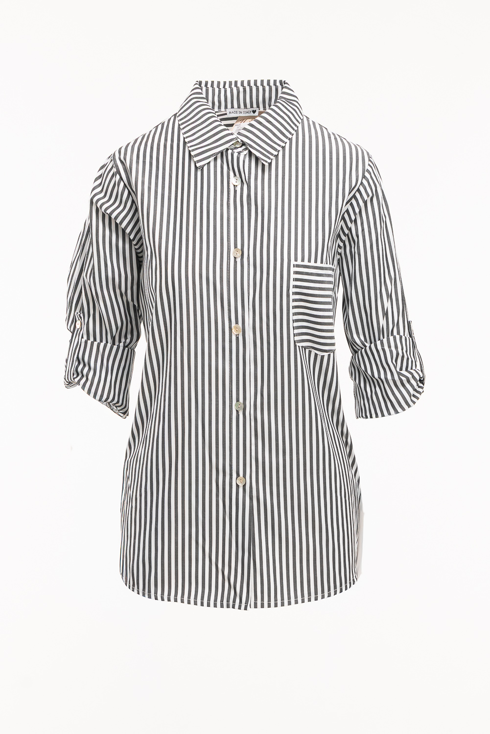 2220000577045 Relaxed-Fit Striped Shirt - Image 1
