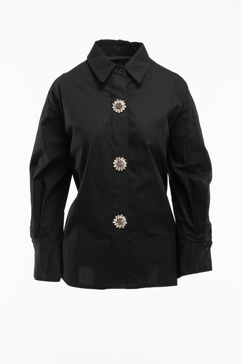 2220000577519 Relaxed-Fit Cotton Shirt - Image 1