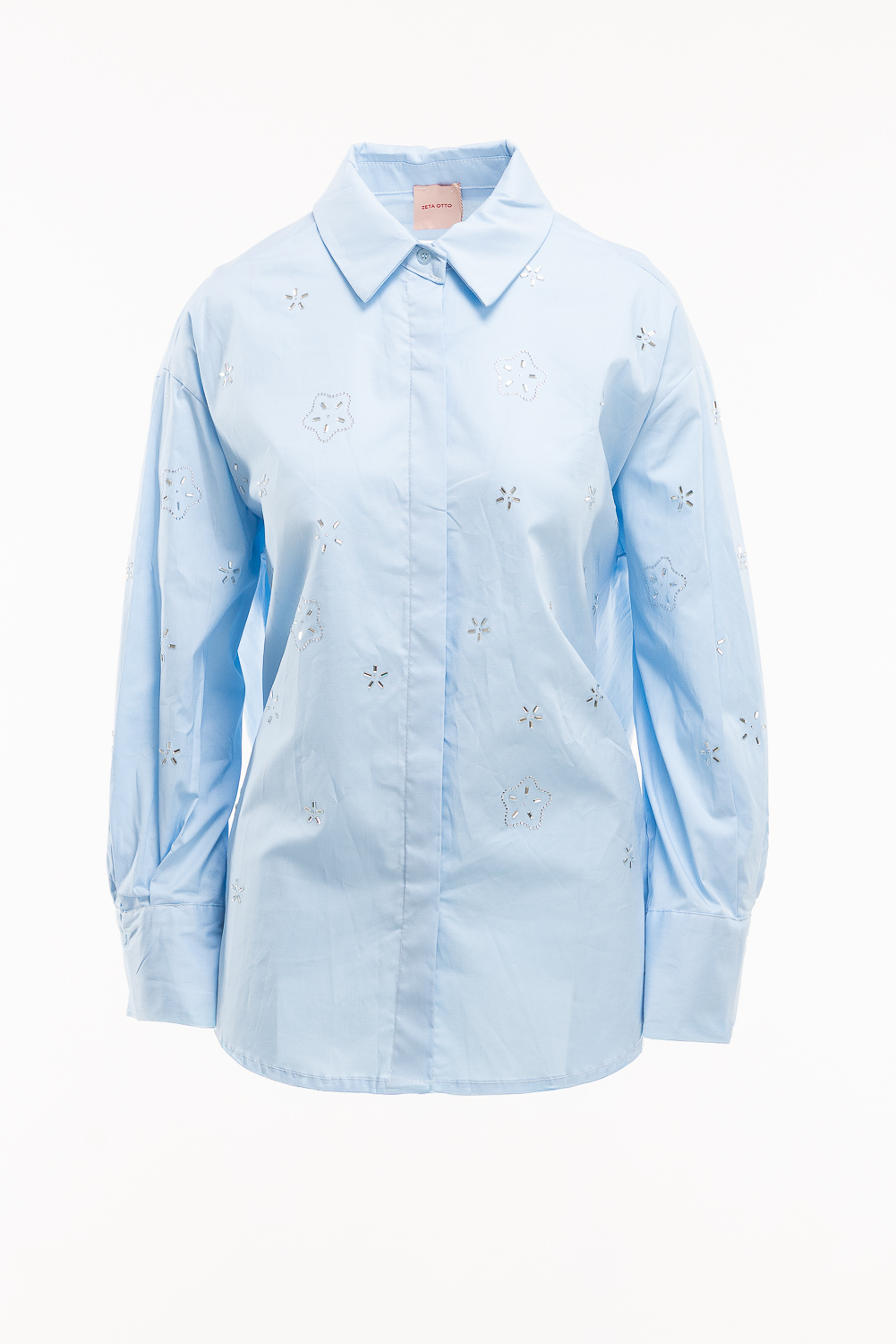 2220000577632 Relaxed-Fit Strass Shirt - Image 1