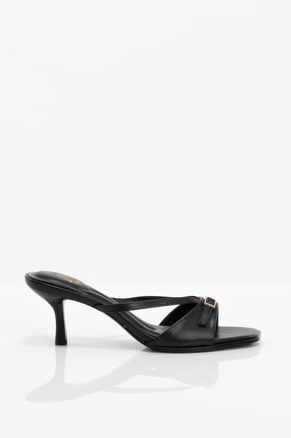 2220000580854 Leatherette Mules - Image 1