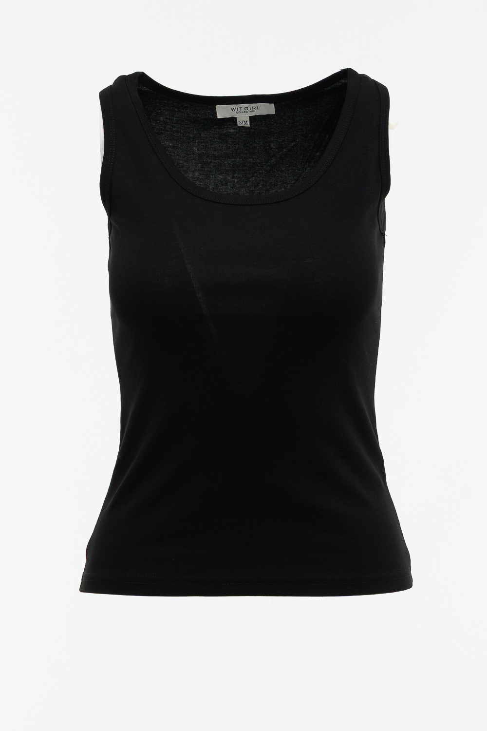 2220000582186 Slim-Fit Cotton Blouse - Image 1
