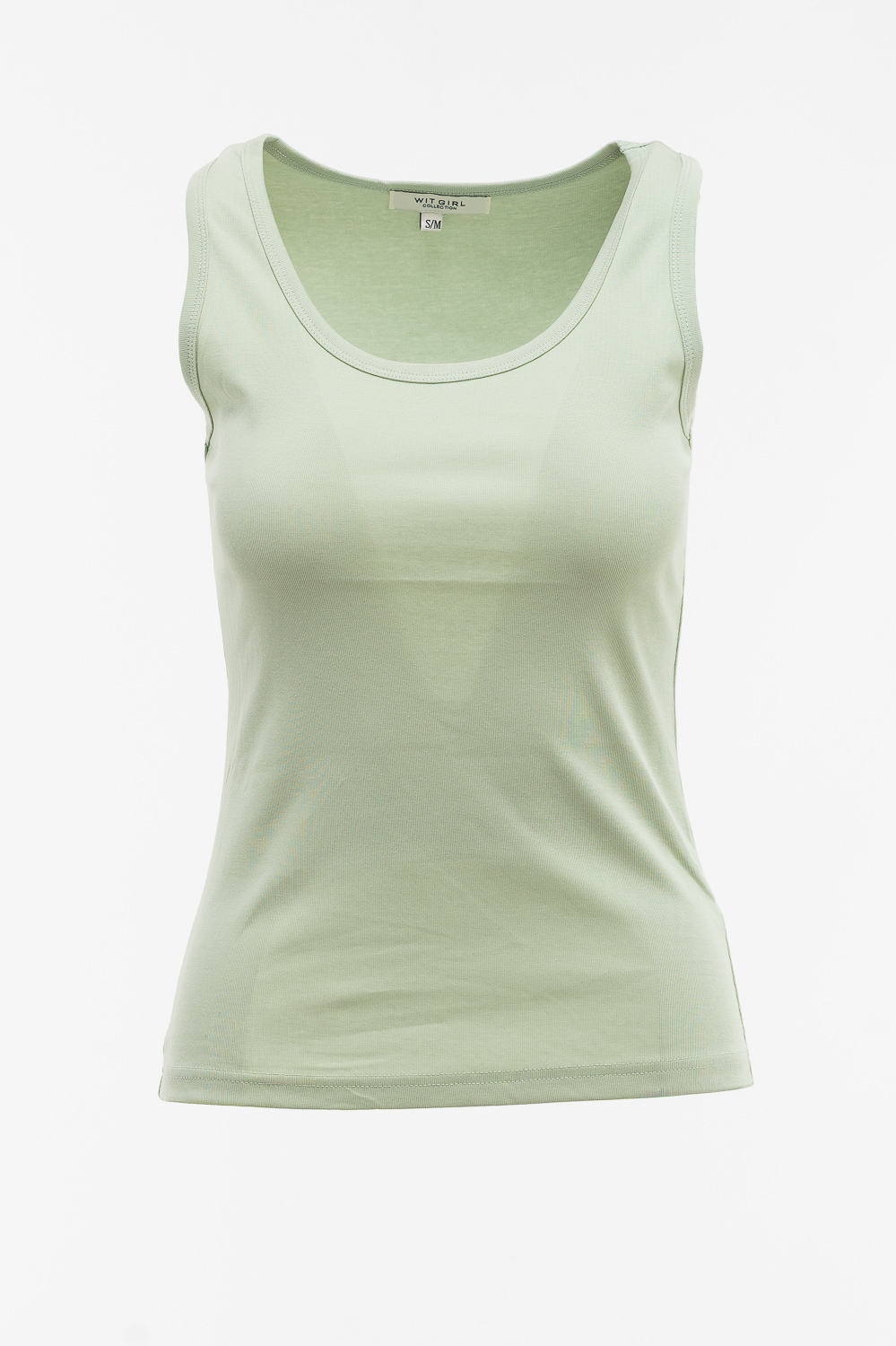 2220000582247 Slim-Fit Cotton Blouse - Image 1