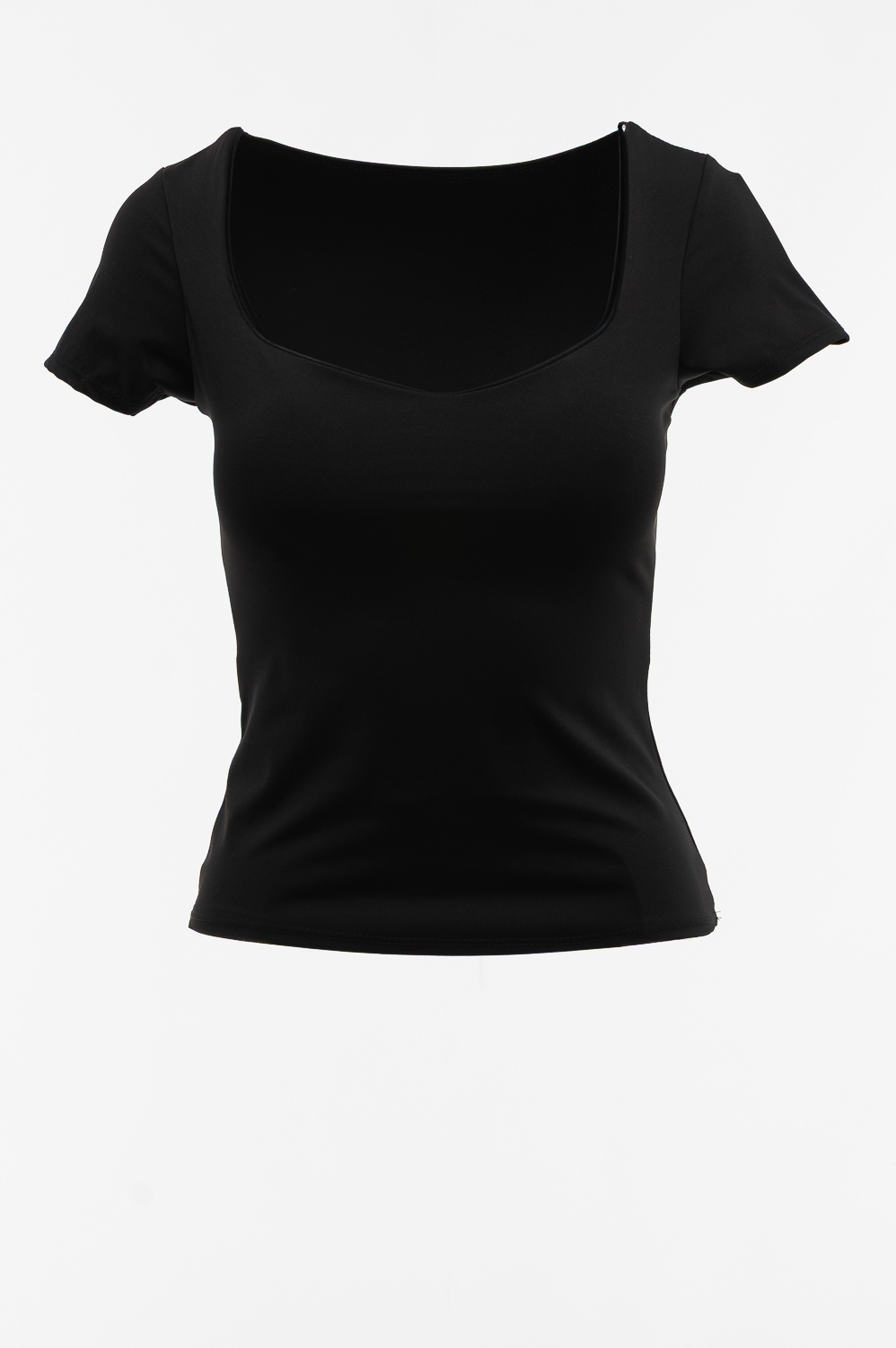 2220000582384 Slim-Fit Monochromatic Blouse - Image 1