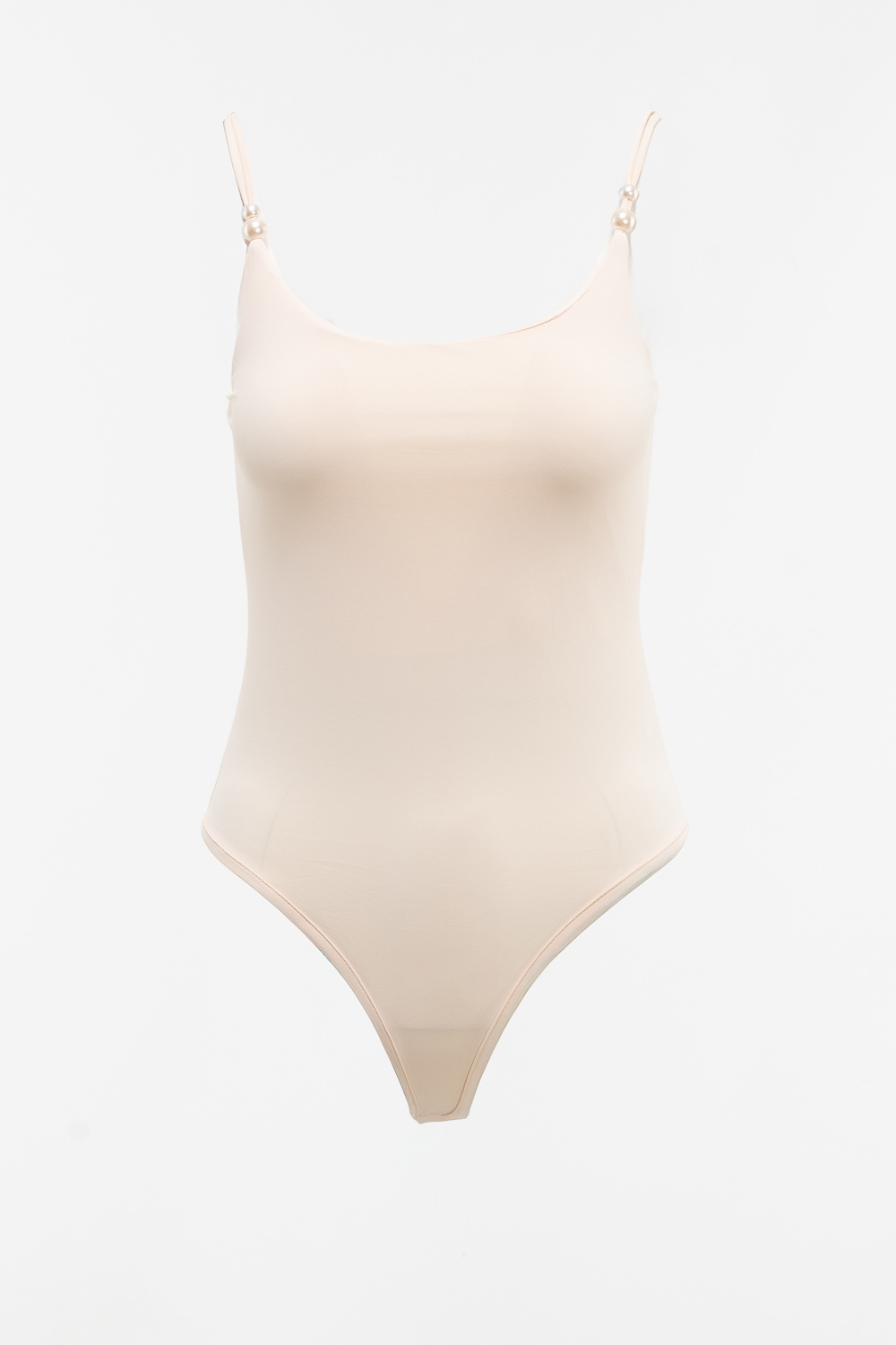 2220000583008 Strappy Monochromatic Bodysuit - Image 1
