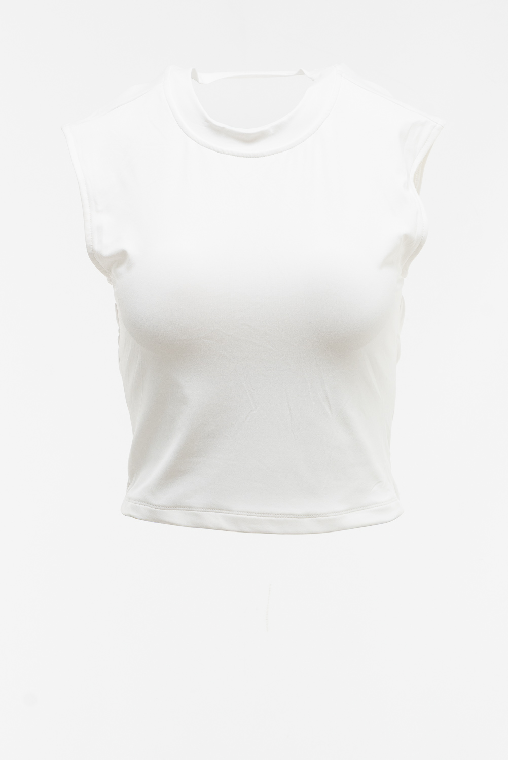 2220000584678 Backless Monochromatic Blouse - Image 1