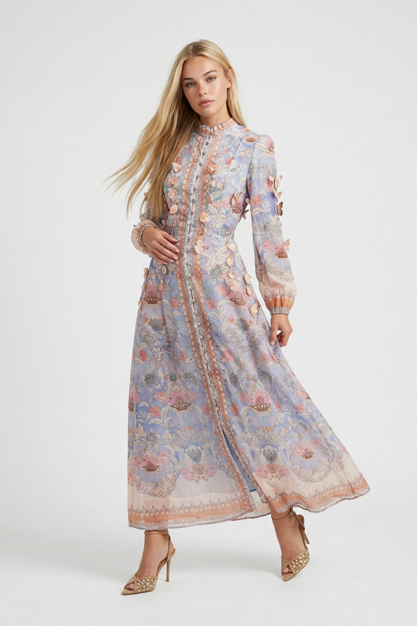 Phantora.AI_2220000617444 (1) Floral Wedding Dress - Image 1
