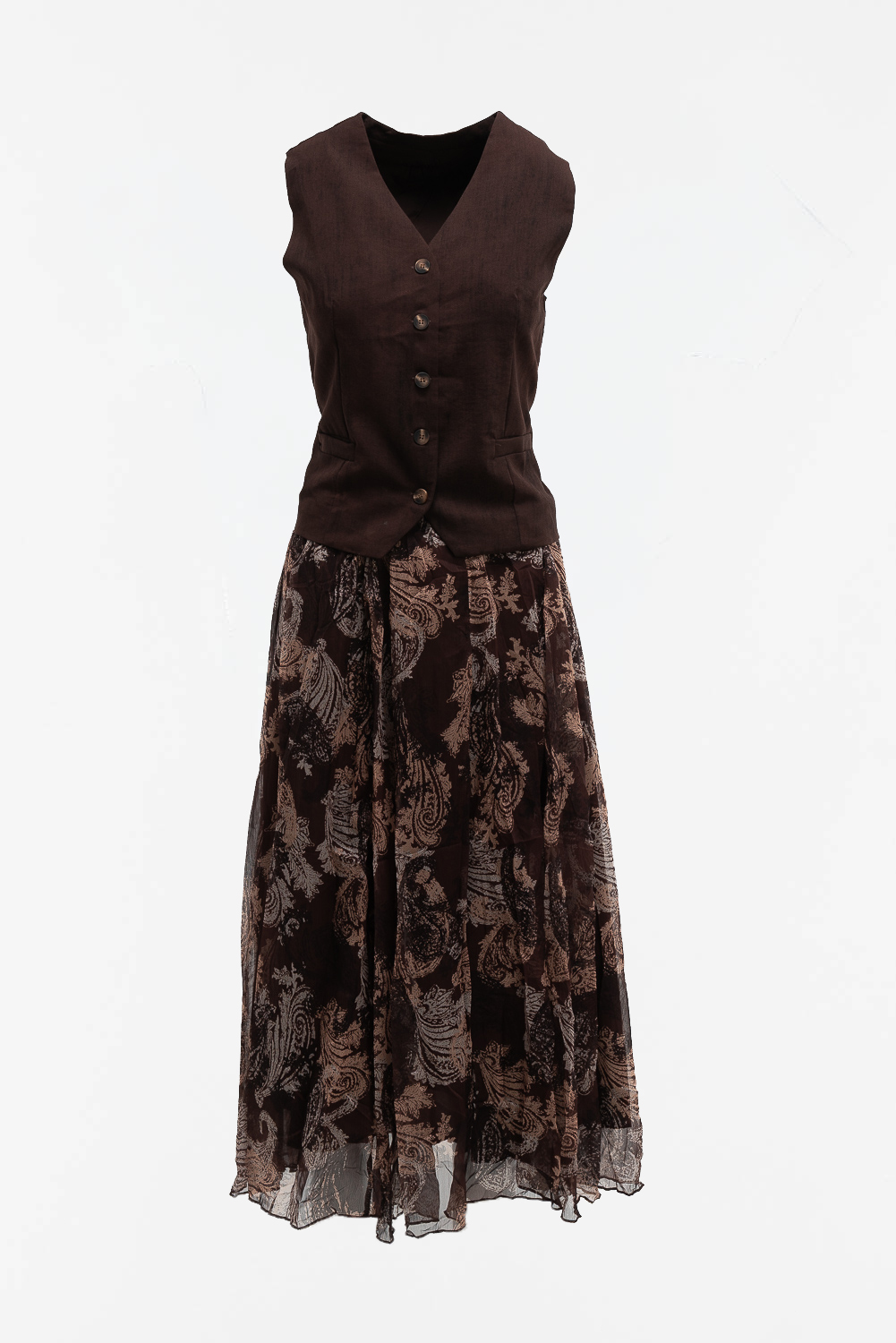 2220000594035 Maxi Paisley Casual Set - Image 1