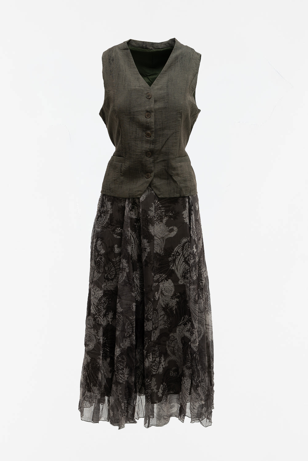 2220000594059 Maxi Paisley Casual Set - Image 1