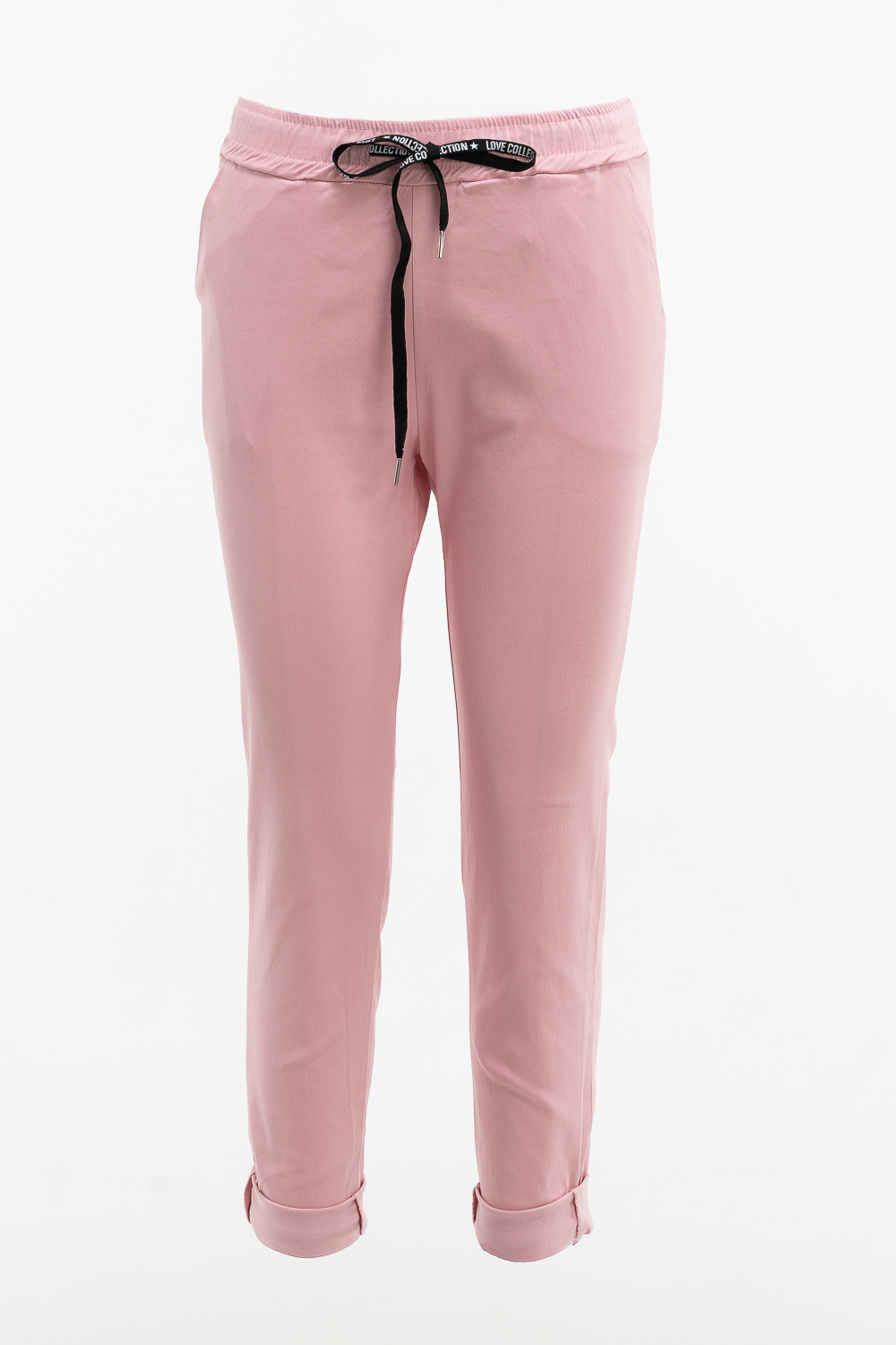 2220000609562 Regular-Fit Monochromatic Pants - Image 1