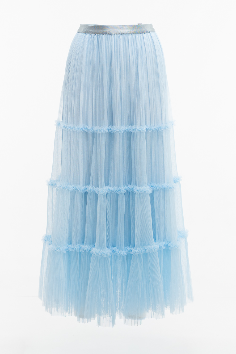 2220000614245 Flared Tulle Casual Skirt - Image 1