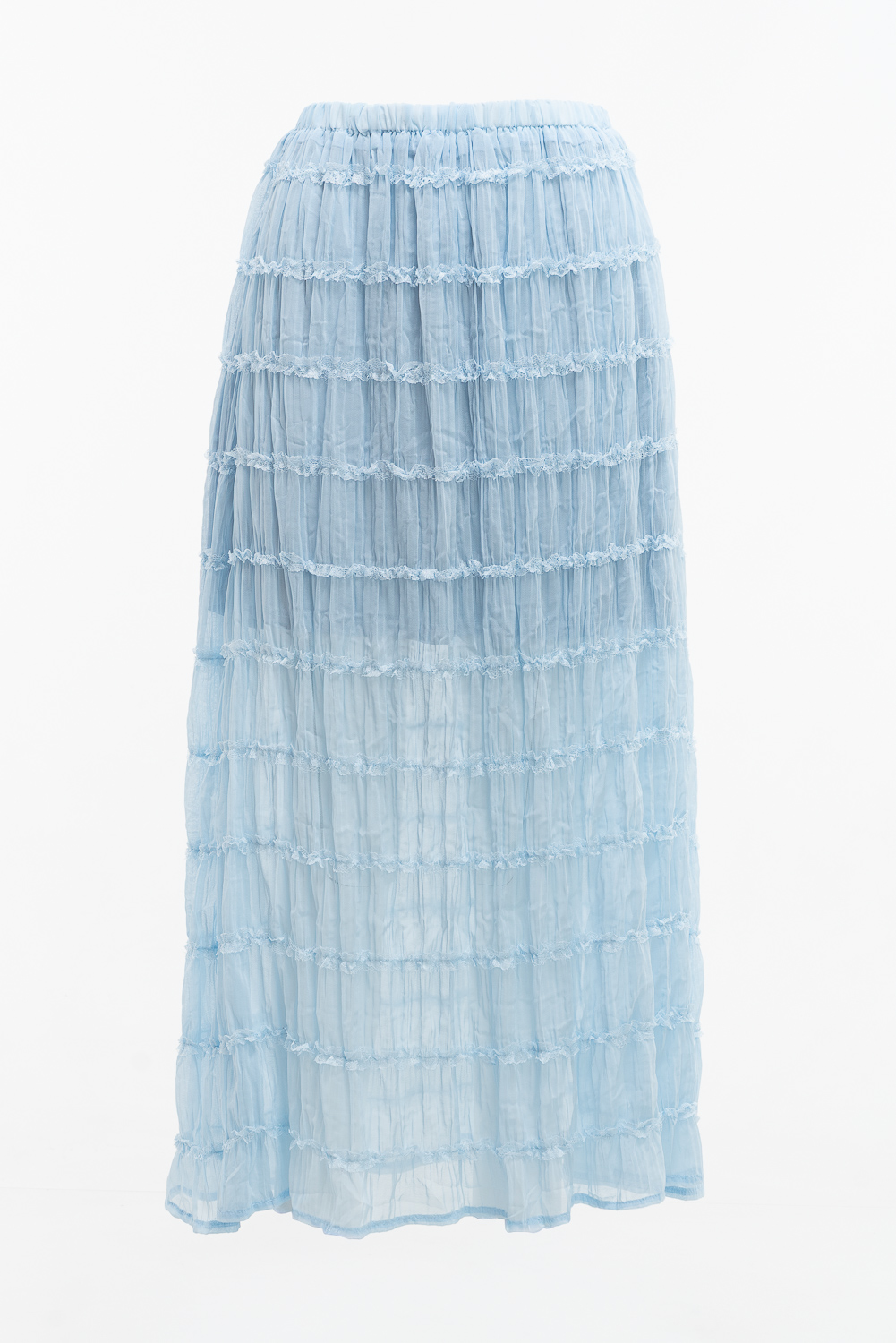2220000616560 Flared Chiffon Evening Skirt - Image 1