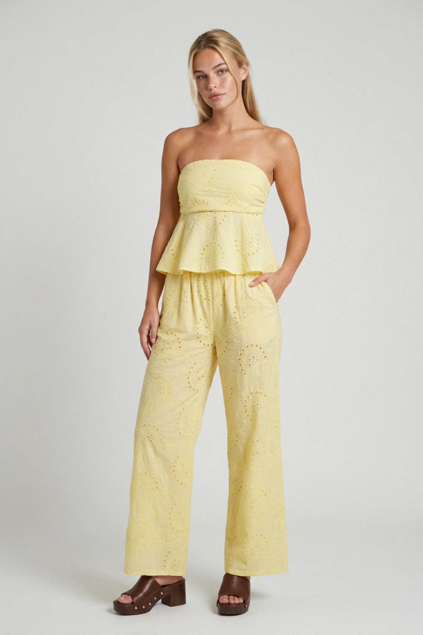 Phantora.AI_fashion-photoshoot-1781802591990 Strapless Embroidered Casual Set - Image 1