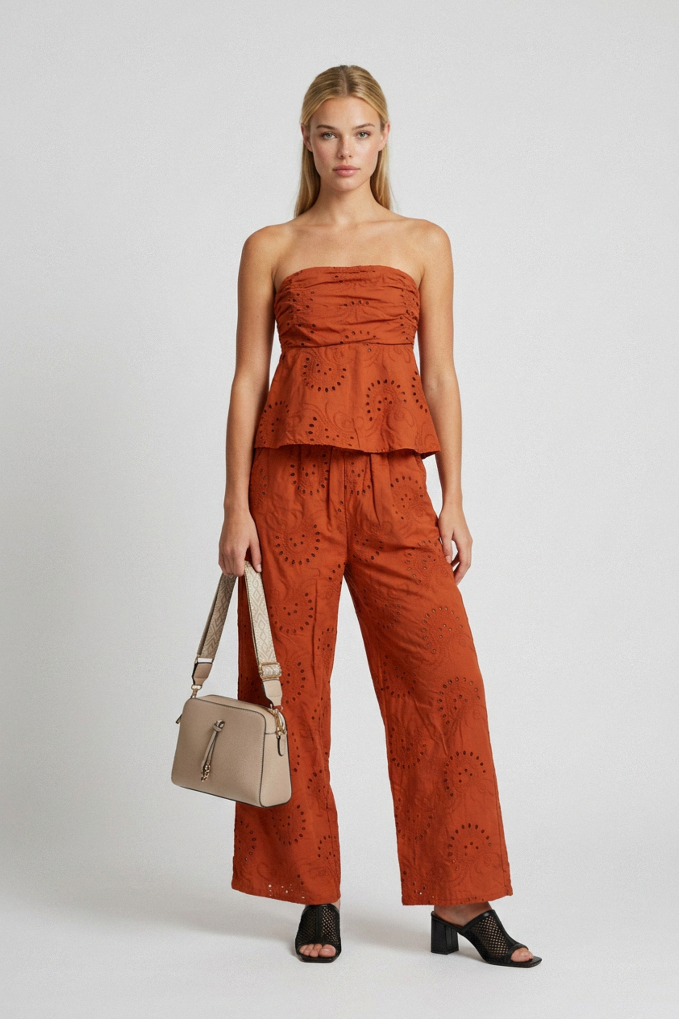 Phantora.AI_fashion-photoshoot-1781803260647 Strapless Embroidered Casual Set - Image 1